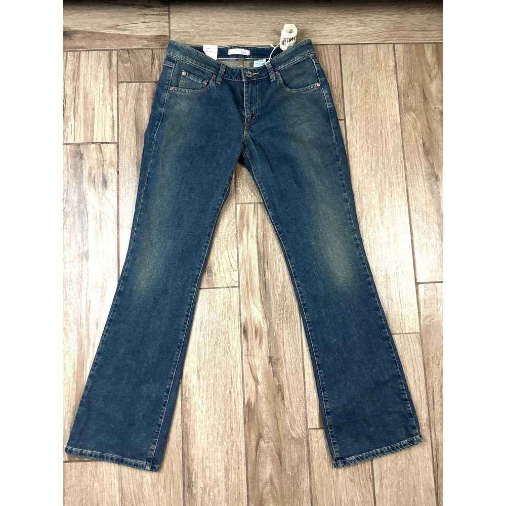 Levi's‎ Juniors Bootcut Jeans 11R Dark Wash Low Rise Denim NWT - Picture 2 of 12